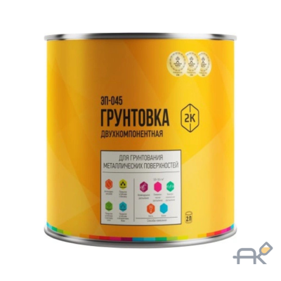 Грунт LIDA ЭП-045 2кг+отв Э-45 0.28кг (коричнево-бежевая)